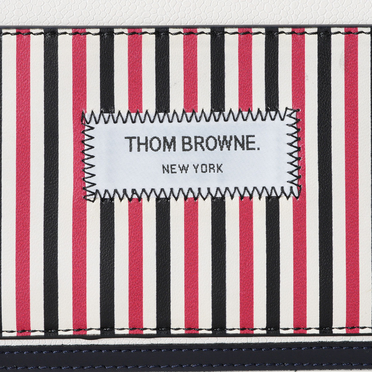 THOM BROWNE(USED)톰브라운 페블 그레인 레더 플랩 크로스백